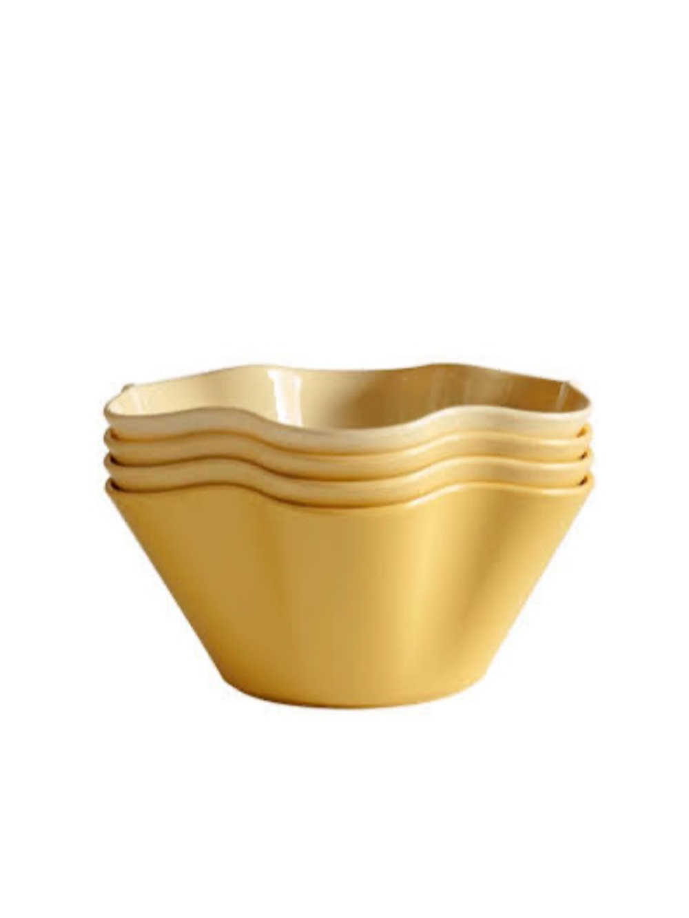 Floral bowls in a set of 4 — brand new